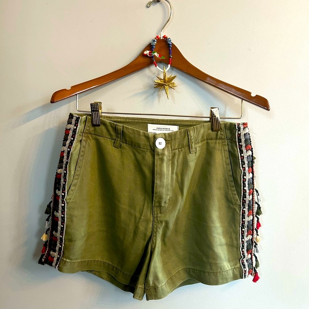 Zara boho tassel shorts! ✌️